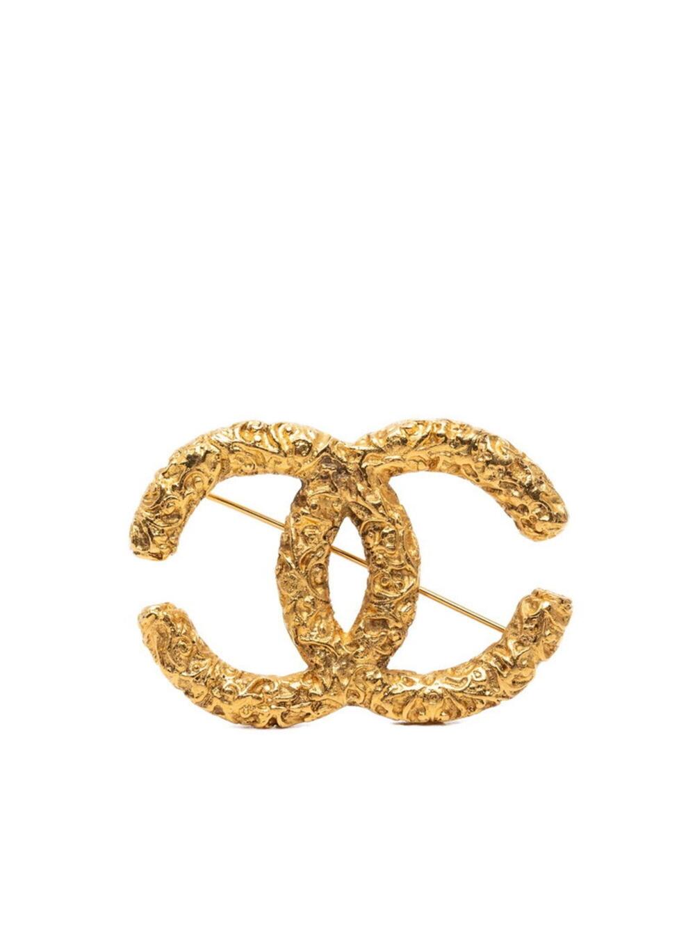 Chanel Cc Logo Brooch Metal #299344C10B